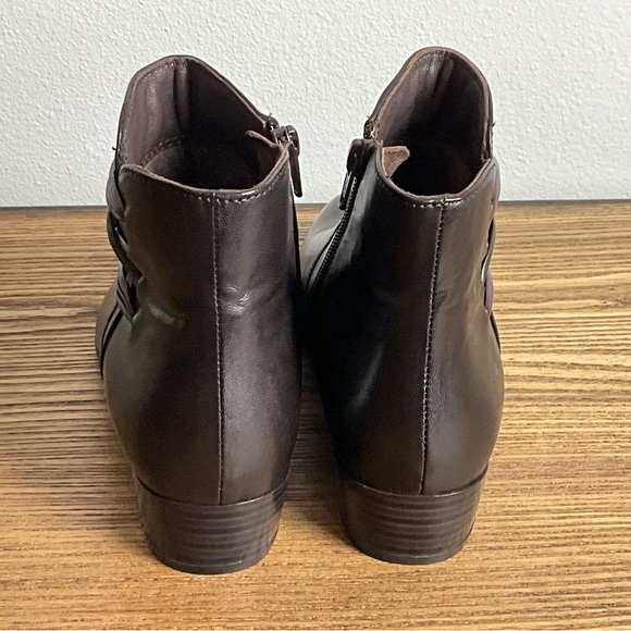 Canal Grande Beate Brown Leather Ankle Boot, New in Box - Picture 5 of 7